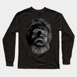 Willem Dafoe face from The Lighthouse Long Sleeve T-Shirt